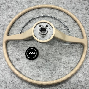 Volante Deportivo Retro de 400 mm, ABS13, Diseño de Madera de Durazno, para Modificación de Autos de Carreras, Compatible con el Poussin Beetle - Product Image 2