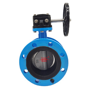 Yomtey Butterfly Valve Flanged Rubber Soft Seal 2020HB Water Use Adjust Switch Type - Product Image 2