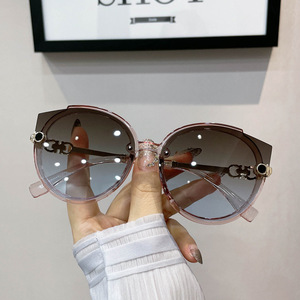 Gafas de Sol de Moda para Mujer, Estilo Urbano, <span class=keywords><strong>Disco</strong></span>, Playa, Protección UV, Verano, Personalidad, Talla Pequeña 6060 - Product Image 1