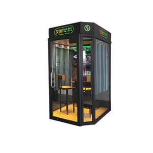 เครื่องคาราโอเกะ Camp Mini KTV แบบตั้งโต๊ะ บริการตนเอง ห้องร้องเพลงเคลื่อนที่ ใช้คิวอาร์โค้ด หยอดเหรียญ เล่นเกมได้ เหมาะสำหรับห้างสรรพสินค้า บาร์ ทำจากโลหะ - Product Image 5
