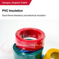 Câbles électriques flexibles de plusieurs tailles 1,5 2,5 4 6 mm, câble en cuivre BV PVC, 2 conducteurs, 600V, rouleau de construction 100m