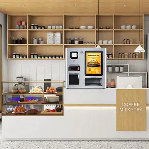 Kios pemesanan mandiri kios seluler kios makanan cepat mesin permintaan swalayan Utilitas Umum pembayaran tagihan