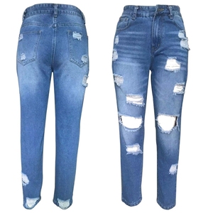 <span class=keywords><strong>Jeans</strong></span> Boyfriend da <span class=keywords><strong>Donna</strong></span> con <span class=keywords><strong>Vita</strong></span> Elastica, Tasche e Fascia Traspirante a <span class=keywords><strong>Vita</strong></span> Media, Stile Sportivo per Primavera/Estate - Product Image 4