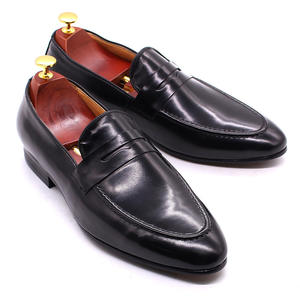 Zapatos formales de hombre con cordones delanteros, hechos de cuero vacuno, precio de fábrica, zapatos de negocios para hombre - Product Image 3