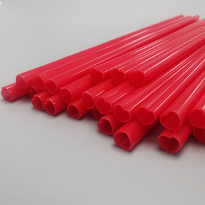 9in màu hồng đỏ hình trái tim ống hút cho Valentine của ngày Wedding engagement Party - Product Image 5