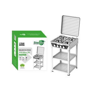 Raf fornello a Gas in acciaio inox nero a 4 fuochi per uso domestico fornello portatile RV per esterno preciso controllo della fiamma a <span class=keywords><strong>basso</strong></span> <span class=keywords><strong>consumo</strong></span> <span class=keywords><strong>energetico</strong></span> - Product Image 4