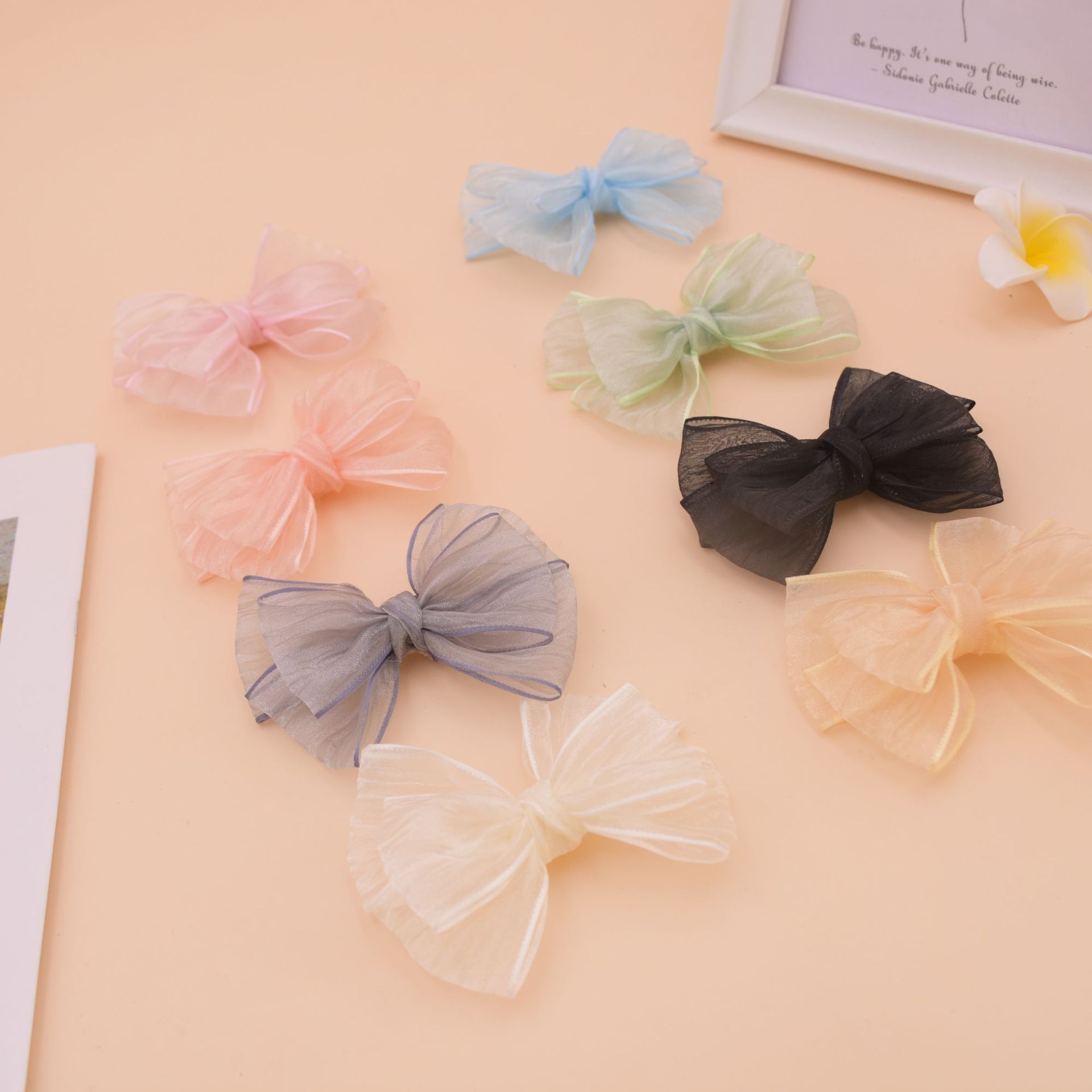 Korean 4cm Crinkled Ribbon Eco-Friendly Snow Silk Luxurious Polyester for DIY Gift Wrapping Cake Baking Christmas Decorations