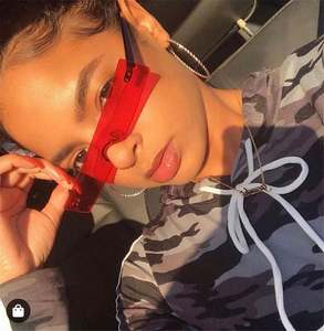 Lunettes de soleil carrées de luxe pour femmes, nouvelle mode 2019, très tendance, couleur bonbon, protection UV400, sans monture, forme rectangulaire - Product Image 3