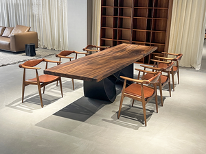 Fauteuil de <span class=keywords><strong>salon</strong></span> moderne en bois de frêne massif avec dossier flottant, finition à pores ouverts, fauteuil d'appoint rembourré <span class=keywords><strong>pour</strong></span> <span class=keywords><strong>salon</strong></span> - Product Image 2