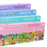 Speciale-Vormige Vier-In-een Geavanceerde Puzzel 12Pcs/18Pcs/26Pcs/38pcs Kinderen Educatief Blokken Leuke Puzzel Houten Speelgoed