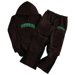 Conjuntos Deportivos Holgados de Alta Calidad para Hombre, Estilo Informal, 100% Algodón, Sudadera con Capucha de Felpa, Trajes Deportivos de Invierno - Product Image 5