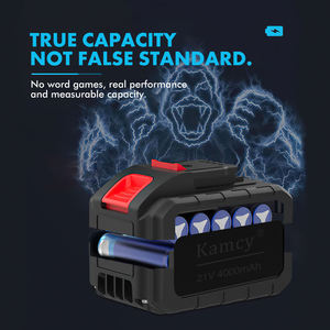 Batterie de remplacement de 4000mAh compatible avec les outils électriques à batterie <span class=keywords><strong>Makita</strong></span> 21V Max, tournevis sans fil et kit combiné de <span class=keywords><strong>perceuse</strong></span> - Product Image 4