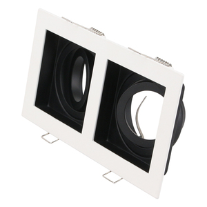 Venta caliente GU10 MR16 Foco montado en el <span class=keywords><strong>techo</strong></span> Lámpara <span class=keywords><strong>de</strong></span> fijación Carcasa 250V Estilo <span class=keywords><strong>de</strong></span> enchufe Soporte <span class=keywords><strong>de</strong></span> foco reemplazable - Product Image 1