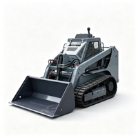 Loader Mini Skid Steer Diesel untuk Proyek Pemindahan Tanah di Ruang Konstruksi Sempit