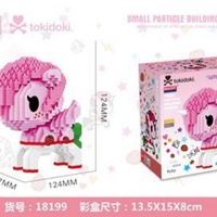 Balody - Juguete de Construcción de Bloques de Plástico ABS con Diseño de Unicornio 3D, 60 Piezas, para Niños de 5 a 7 Años, Unisex, Regalo de Cumpleaños