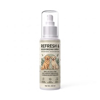 Spray Désodorisant pour Chien Sans Eau Neutraliseur de Fortes Odeurs pour Poils Épais Contrôle Clinique des Odeurs Sans Danger pour la Léchage Fraîcheur Instantanée Marque Privée