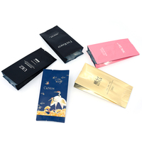 Sachet personnalisé en aluminium laminé avec soufflet latéral et soudure dorsale en Mylar pour l'emballage de café, thé, épices, snacks et aliments