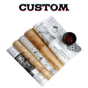 Papel de Envolver para Alimentos a Prueba de Grasa, Personalizado en Tamaño y Color, Papel Kraft para Hamburguesas, Ecológico, con Impresión de Logotipo - Product Image 2