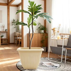 Pot de fleurs en plastique épaissi et respirant, style domestique général, pour jardinage à domicile, <span class=keywords><strong>plantes</strong></span> vertes - Product Image 2