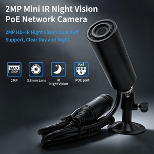 HD 2MP 940nm 적외선 야간 투시경 POE 카메라 야외 방수 보안 미니 총알 <span class=keywords><strong>CCTV</strong></span> IP 네트워크 비디오 P2P 카메라 - Product Image 2
