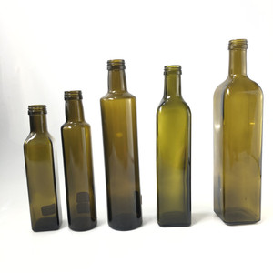 Vòng hình dạng dorica chai thủy tinh 250ml 750ml dầu ô liu chai thủy tinh với không bơm lại nắp nhôm - Product Image 6