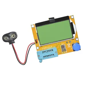 LCR-T4/ESR-T4 12846 LCD Digital Transistor Tester Meter Backlight Diode Triode Capacitance ESR Meter MOS/PNP/NPN L/C/R