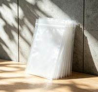Sac de rangement sous vide antistatique en PET blanc brillant avec fenêtre transparente, plastique de qualité alimentaire pour noix, en-cas, sucre