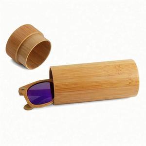Wholesale Custom Wooden <b>Sunglasses</b> <b>Case</b> High Quality Handmade Bamboo <b>Sunglasses</b> Box - Product Image 5