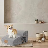 OEM ODM Moderne Luxus-Hundetreppe Memory-Schaum Oxford-Stoff Rutschfest Abnehmbarer Bezug Komfortabel Ganzjährig CertiPUR OEKO
