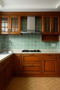 Gabinetes de Cocina de Madera Maciza Personalizados SANTOPOVA, Estilo Europeo, para Toda la Casa - Product Image 4