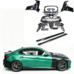 Para <span class=keywords><strong>Alfa</strong></span> <span class=keywords><strong>Romeo</strong></span> Giulia <span class=keywords><strong>2.0</strong></span>, Mejora de Apariencia 2.9, Parachoques Delantero de PP Moldeado por Inyección, Parachoques Trasero, Guardabarros Inferior, Faldones Laterales, Carrocería - Product Image 4