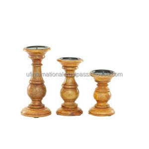 Bougeoirs en bois personnalisés avec toutes les tailles, porte-bougies - Product Image 5