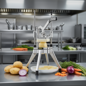 Coupe-légumes Vevor en acier inoxydable, 3/8 pouce, robuste, pour usage commercial - Product Image 2