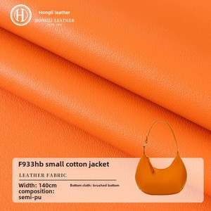 Respetuoso con el medio ambiente F933HB 6P piel de oveja grano fino Semi-PU cuero cepillado inferior cuero Artificial para sofá bolsos zapatos - Product Image 1