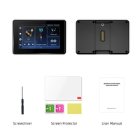 Navigation GPS pour moto Android 14.0 pour BMW, écran 5 pouces 1000 nit, Carplay sans fil, Android Auto, 4G+64G, étanche IP67