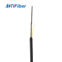 Kabel Serat Optik Mikro Duct Tiup Udara TTI 2-24 Core Single Mode GCYFY LSZH/PE Jacket Hitam Dari Guangdong