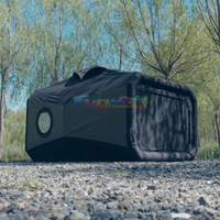 Prix d'usine Grande tente gonflable automatique de luxe Tente gonflable en tissu de coton imperméable pour le camping en plein air portable étanche à la pluie