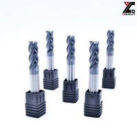 Fraise à queue carrée en carbure monobloc 4 dents D10-25-D10-75-4 anti-vibration pour acier au carbone, acier allié, acier inoxydable