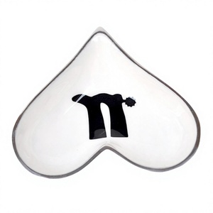 Plato para servir de vacaciones de Navidad y de inauguración de la casa y cuencos decorativos Cuenco de esmalte alto de aluminio fundido reutilizable para multiusos - Product Image 1