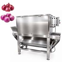 Machine électrique commerciale pour éplucher les oignons, équipement en acier inoxydable pour le traitement des aliments