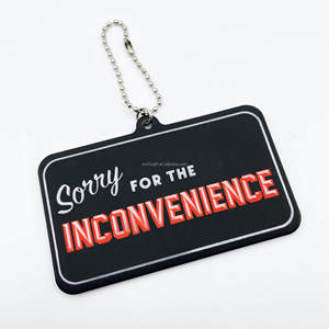 Llavero reflectante colorido con logotipo personalizado Llavero reflectante de PVC Reflector de seguridad para seguridad vial - Product Image 1