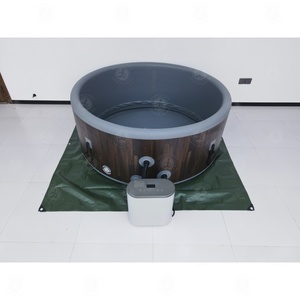 Baignoires gonflables portables en gros avec couvercles et accessoires, baignoires SPA avec jets d'air massants pour la famille et le jardin - Product Image 2