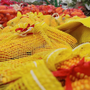 Thiết kế hấp dẫn 15kg nhựa bán buôn khoai tây rau nhựa lưới túi lưới Sản xuất tại Trung Quốc - Product Image 3