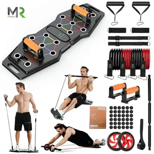 Planche de Push Up Pliable MR, Planche de Push Up Portable 25-en-1 Équipement d'entraînement à domicile multifonction pour la musculation du haut du corps