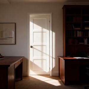 <span class=keywords><strong>Porte</strong></span> de salle de bain professionnelle en PVC-U, étanche, insonorisée et à fermeture parfaite pour bureau et toilettes - Product Image 1