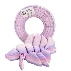 เส้นพลาสติก PLA สีรุ้ง ชมพู ขาว แบบด้าน น้ำหนัก 1 กก. ไม่ติดขัด ไม่เป็นเส้นด้าย สำหรับเครื่องพิมพ์ 3 มิติ - Product Image 3