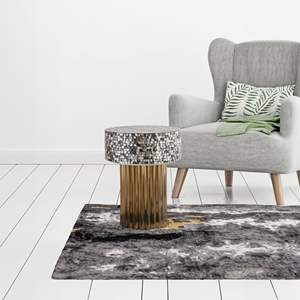 DB ET 1207-16 Mesa auxiliar de muebles de sala de estar con acabado superior de nácar - Product Image 1