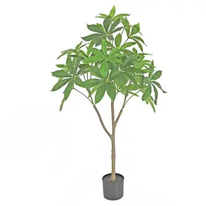 120cm decorazione domestica artificiale pianta verde albero dei soldi e Bonsai in plastica realistica raccolta di piante artificiali