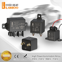 Relé de Arranque Automotriz LANBOO de Alta Corriente 12V 24V 120A 150A 200A SPST 1NO, Relé Electromagnético de Potencia para Automóvil de Uso Pesado