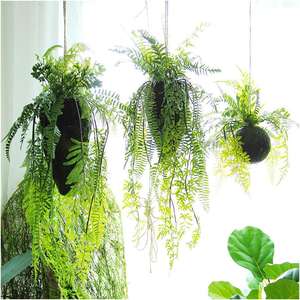 Piante Artificiali Finte 2026: Piante Decorative per la Casa dall'Aspetto Realistico, Etichetta Personalizzabile, Fontane d'Acqua con Felci Artificiali - Product Image 1